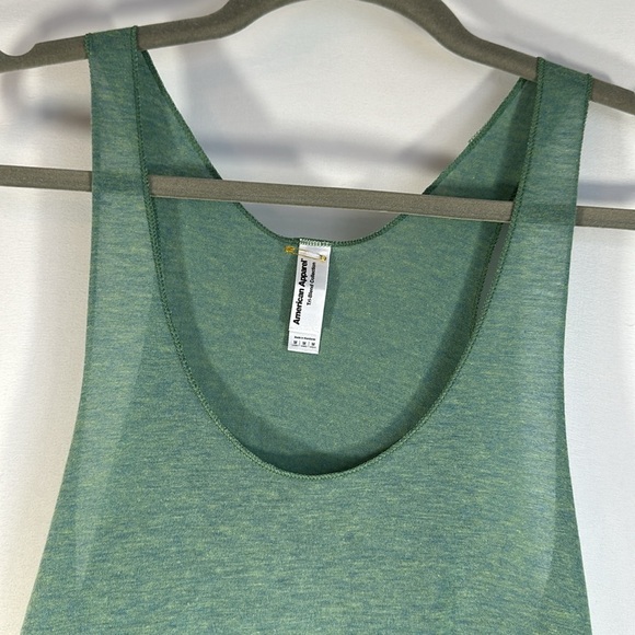 American Apparel Green Racerback Tank Top Size Medium - Picture 6 of 9